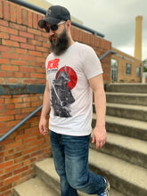 Load image into Gallery viewer, Sengoku Samurai Shirt is the best selling Samurai shirt. Is this the great Miyamoto Musashi? This Samurai is depicted with full Tosei-gusoku armor ready for battle with katana drawn. The high quality design shows the fine armor details. Experience the OldSkull Shirts quality. Old Skull Shirts are the coolest shirts you'll own - Oldskull Shirts Store USA the best shirt store in North America.