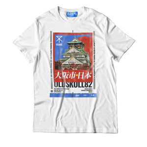 Tour back to 1583 and take in this legendary castle. Osaka Castle, surrounded by gates, turrets, walls and moats it is a true icon of Osaka Japan. Experience the OldSkull Shirts quality. - Oldskull Shirts Store USA the best shirt store in North America.